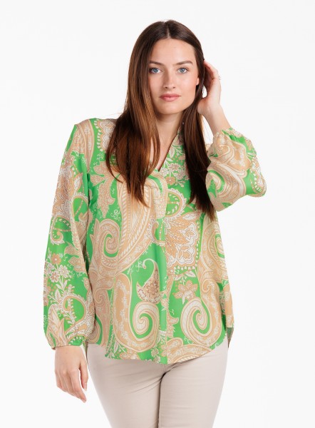 WB PAISLEY v-neck